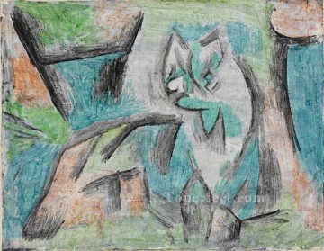 Una especie de gato Expresionismo abstracto Pinturas al óleo